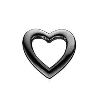Urskiven.dk har dit  lækkert sort hjerte med blank overflade fra Christina Watches